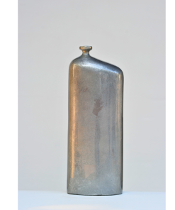 Lọ hoa sơn mài Việt Nam màu bạc xám